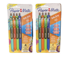 Paper Mate InkJoy Gel Pens 0.7mm Medium Assorted Tropical Vacation Lot of 2 NEW