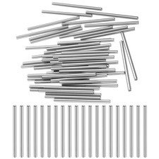 50 Pcs 3x50mm Dowel Pins Bearing Steel Cylindrical Dowel Pins Metal Shelf Pegs