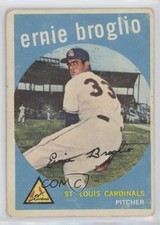 1959 Topps Ernie Broglio #296 0ha3