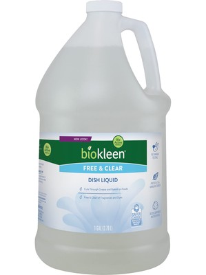 Eco-Friendly Dish Soap Liquid - Non-Toxic, Unscented, Plant-Based Cleaner
