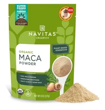 Navitas Organics Maca Powder, Energizing Adaptogen, USDA Organic 8 Oz