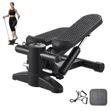 Fitness Stepper with Resistance Tube Arm Exerciser Included