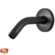 Shower Arm with Flange, 6 in Oil Rubbed Bronze Wall Mount Replacement Angle S...