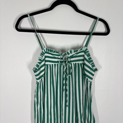 Haute Hippie Women S Green Striped Beach Coastal Keyhole Tiered Maxi Dress  NWT | eBay