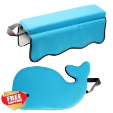 Whale Baby Bath Kneeler Set Blue