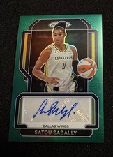 SATOU SABALLY 2022 Panini Prizm WNBA GREEN REFRACTOR AUTO No. SG-SSB Retail SP