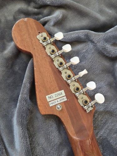 1967-1972 Apollo Model 2264 Vintage Japan Electric Guitar - Sunburst + Gig Bag - Picture 24 of 24