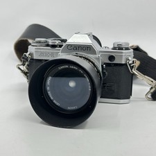 Canon AE-1 Program 35mm Film Camera  Rare FD 24mm f2.8 Wide Lens TESTED Works