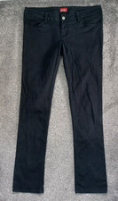Dickies Womens Work Trousers W34 L32 US 15 Black Straight Leg Skinny Stretch