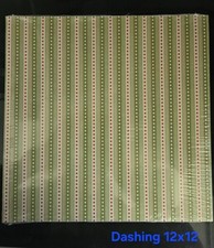 Stampin Up 12 x 12 Designer Series Paper Retired  NEW  Dashing 109150