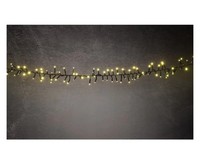 Trendline Led-Lichterkette Cluster AußEn 24 M Warmweiß-Schwarz Mit Timer, Dimmer