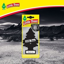 Little Trees Hanging Car Home Air Freshener - Black Ice