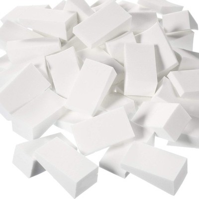 100 Pieces Cosmetic Sponges Latex Makeup Foam Wedges Foundation Beauty Tools (Wh