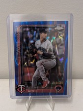 Mick Abel 2025 Topps Chrome RC BLUE Lava REFRACTOR /150 Phillies #USC49 V6