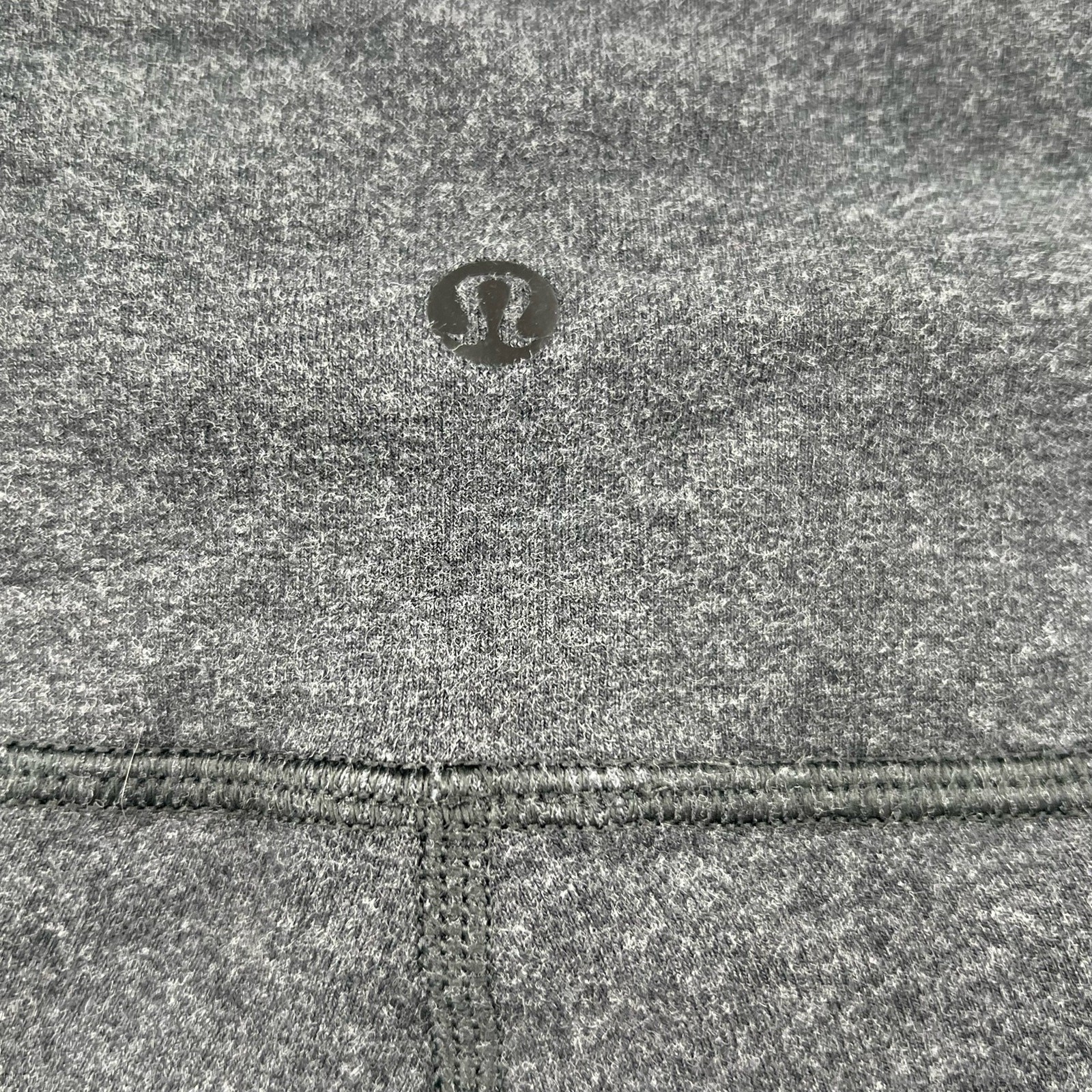 Lululemon gray cropped basic cotton feel leggings… - image 4