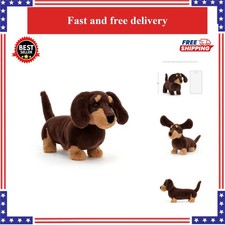 Jellycat Otto Sausage Dog Stuffed Animal, Medium 11.5 inches - Dogs and Puppies