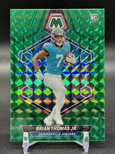 2024 Panini Mosaic Green Mosaic Prizm Rookie RC Brian Thomas Jr. #323 Jaguars