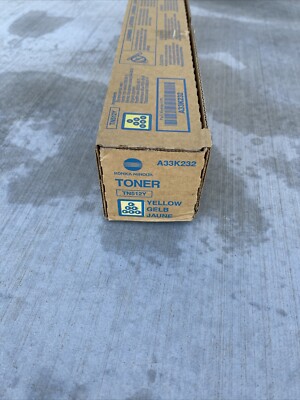 OEM Konica Minolta TN-512 Toner A33K232, Yellow for Konica Minolta Bizhub C554