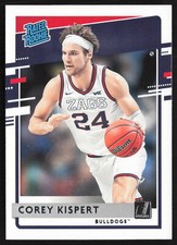 2021 Panini Chronicles Draft Picks Green Corey Kispert #33 Gonzaga Bulldogs