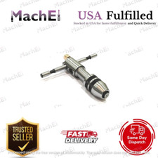 MachEl Reversible Ratchet Tap Wrench with Adjustable Size Range 1/16" to 5/32"