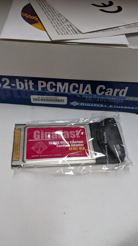 Giafast PCMCIA Network Card for laptops never used. Still in box and with soft - Bild 3 von 7