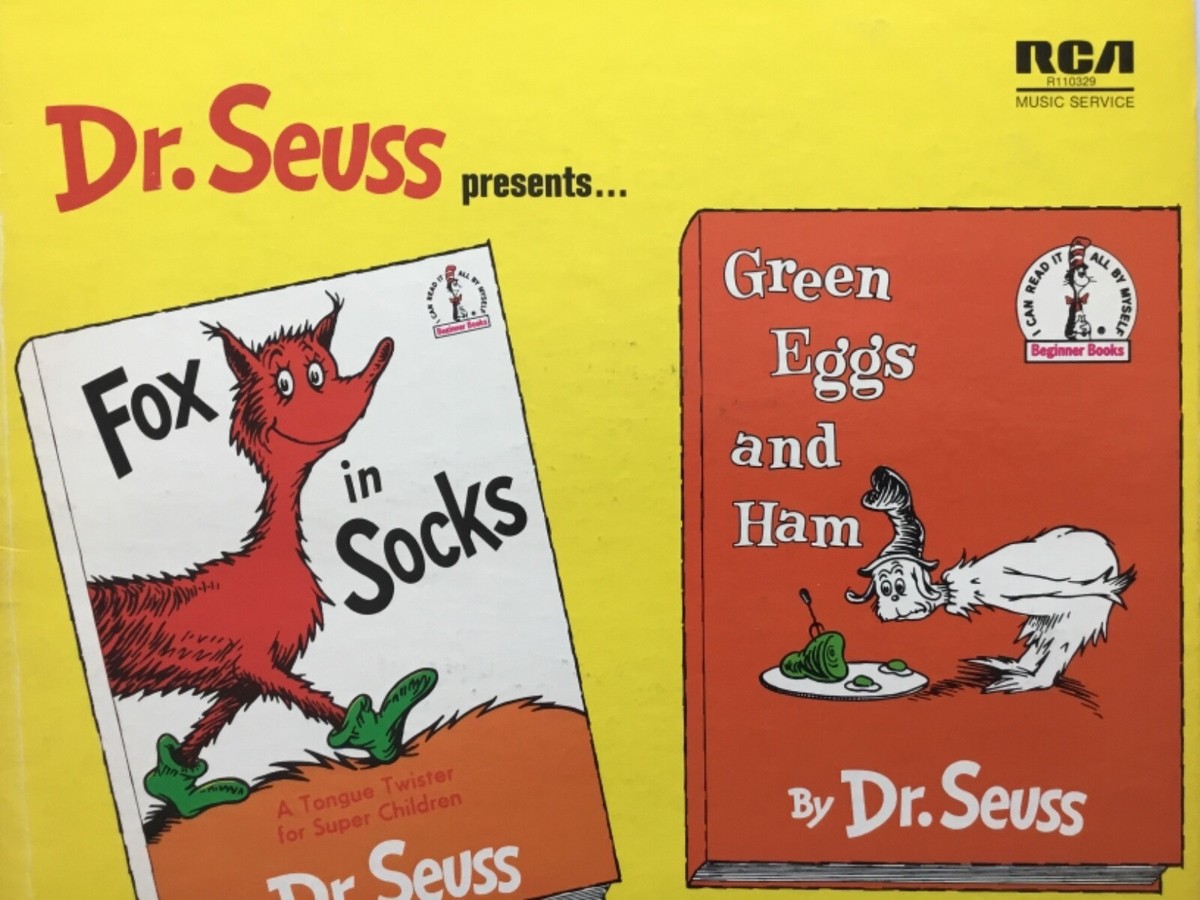 Dr. Seuss Presents: FOX IN SOCKS & GREEN EGGS & HAM NM Vinyl LP+
