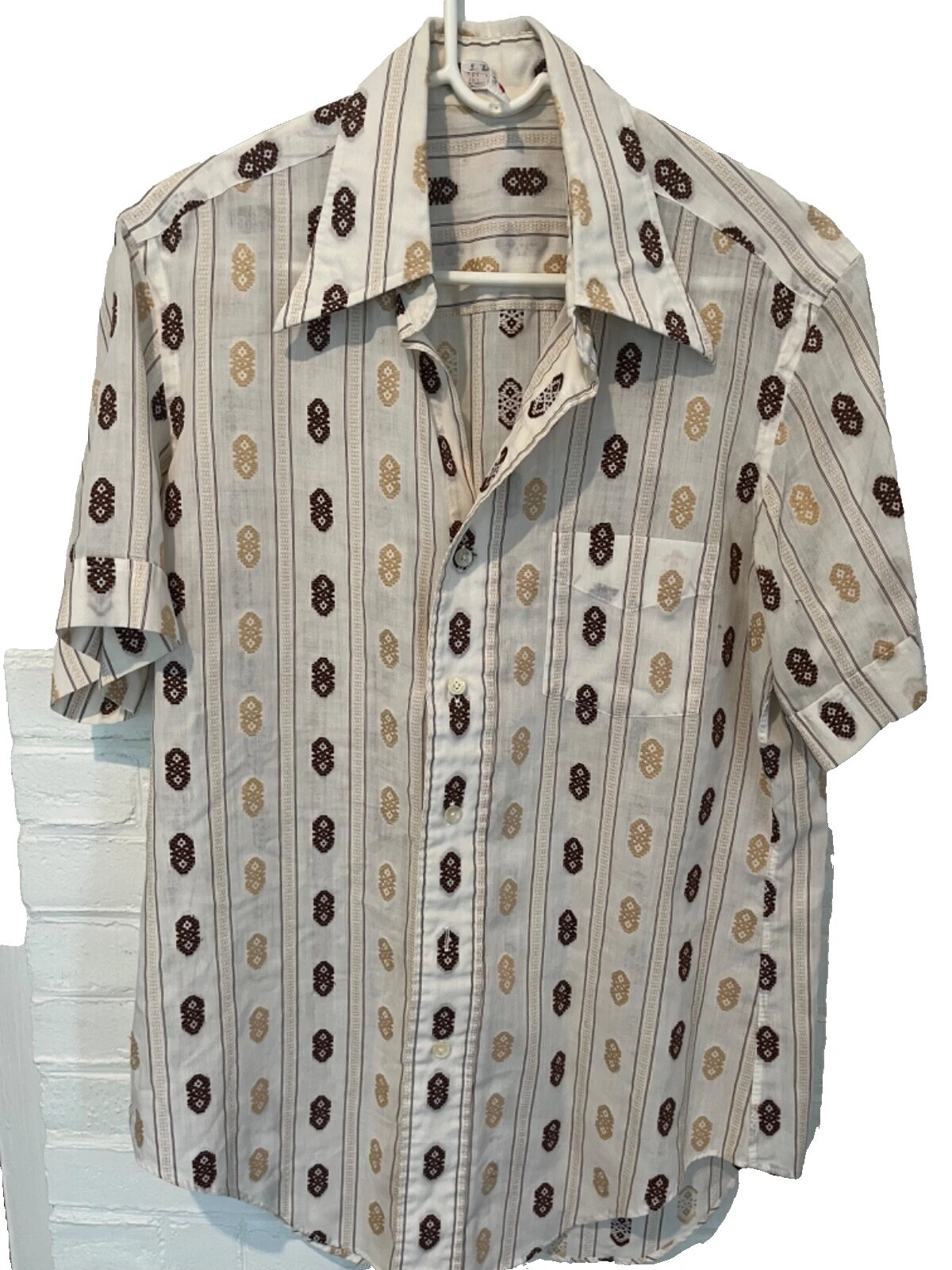 Ropa Vintage de poliéster de discoteca para hombres