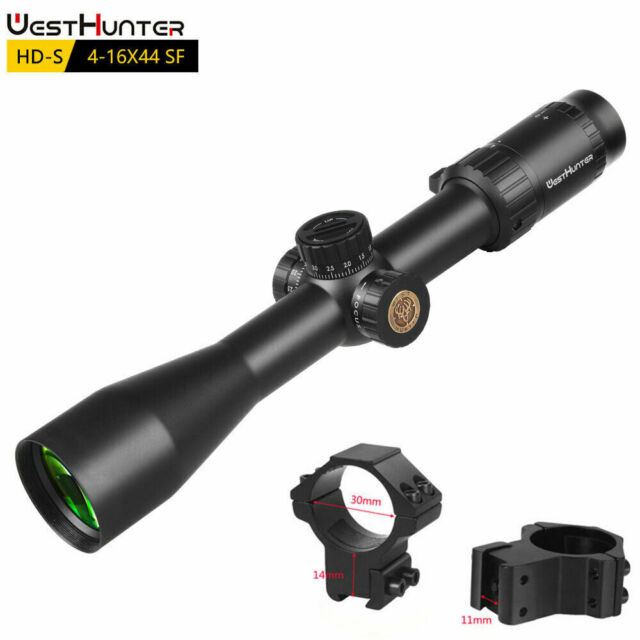 Optical Sights WESTHUNTER HD-S 4-16X44 SF Side Parallax Scopes Dovetail Mounts