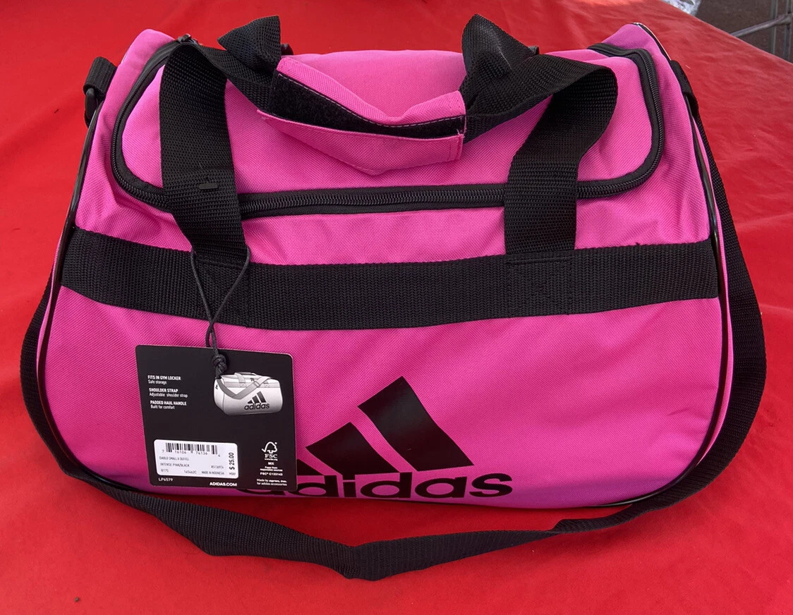 adidas small duffel bag size