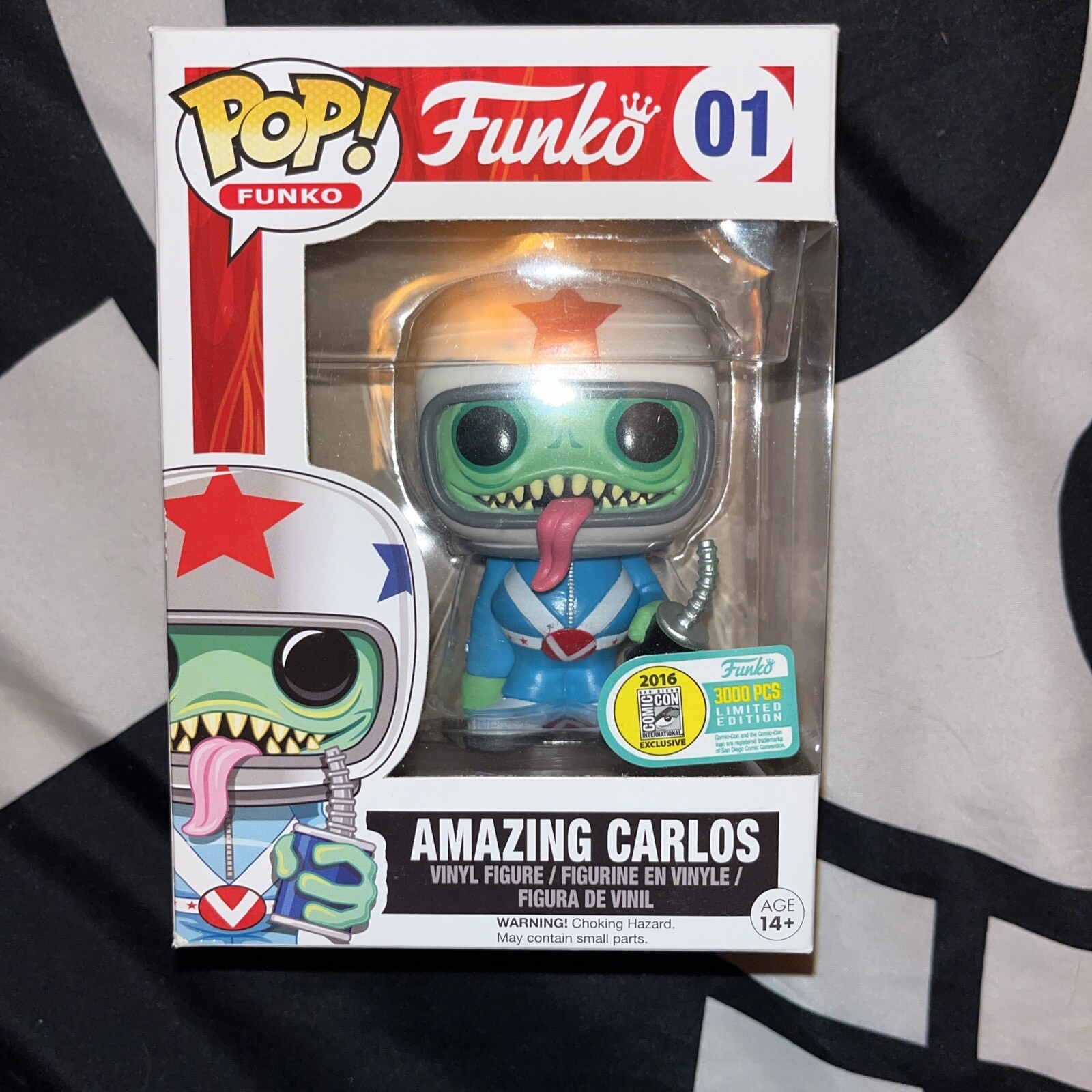 Funko Pop! Vinilo: Plástico Fantástico - Carlos - San Diego Comic Con (Sdcc)...