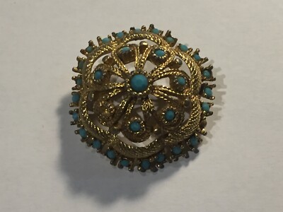 Broche Ancienne - Bijou Vintage - Modèle 83-3 - Occasion (portée)