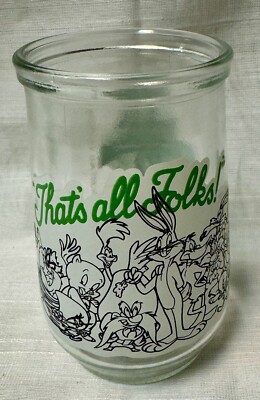 1994 Looney Tunes #12 That s All Folks! Welch s Jelly Glass