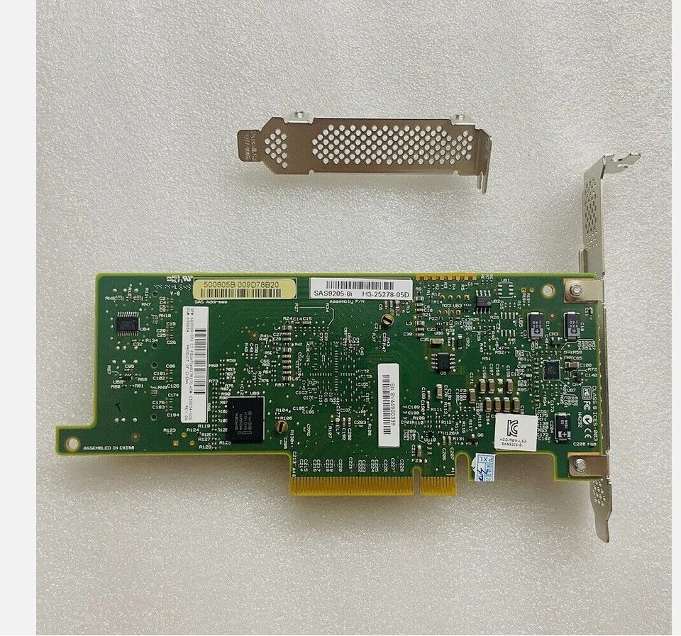 HP H220 6Gbs PCI-E 3.0 HBA LSI 9205-8i 9207 P20 IT Mode For ZFS FreeNAS unRAID - Bild 3 von 4
