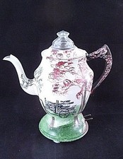 Prim Handpainted Folk Art Westinghouse Percolator Barn Farm Country Farmland