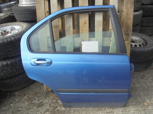 ROVER 45 2002 OFFSIDE DRIVER SIDE REAR DOOR SHELL PANEL BLUE JGD - Picture 2 of 8