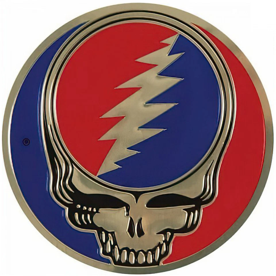 C&D VISIONARY Grateful Dead Steal Your Face Metal Sticker Multi-Color