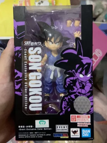 Bandai S.H. Figura exclusiva de evento infantil Figuarts Dragon Ball Z Son Goku juguete SHF - Imagen 2 de 8