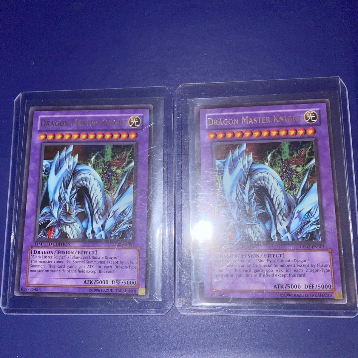 ウルトラ　DRAGON MASTER KNIGHT UE02-EN001 Dragon Master Knight UE02-EN001 Ultra Rare Limited Edition