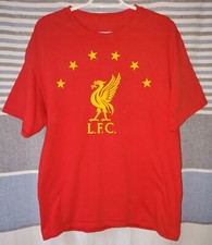 Liverpool FC shirt Large Red Premier League Soccer UK Football YNWA