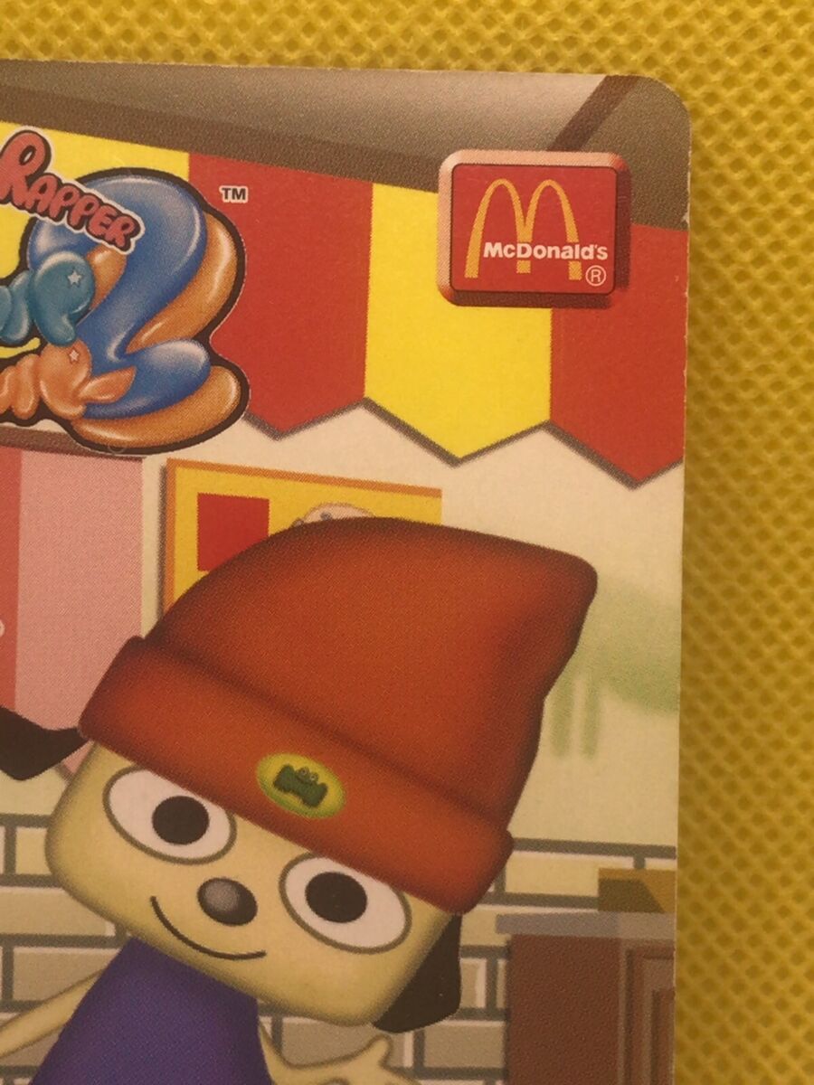 PARAPPA THE RAPPER 2 card McDonald's collaboration SQUARE 2001