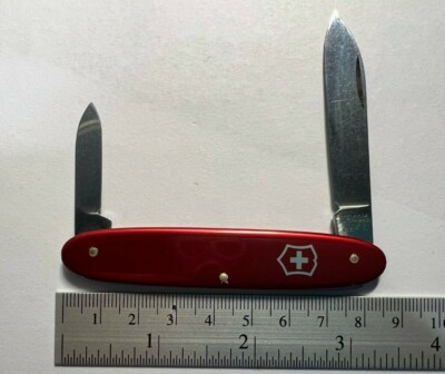 Victorinox Secretary Pocket Pal Excelsior Red Alox Rostfrei 2 blade knife 84mm 