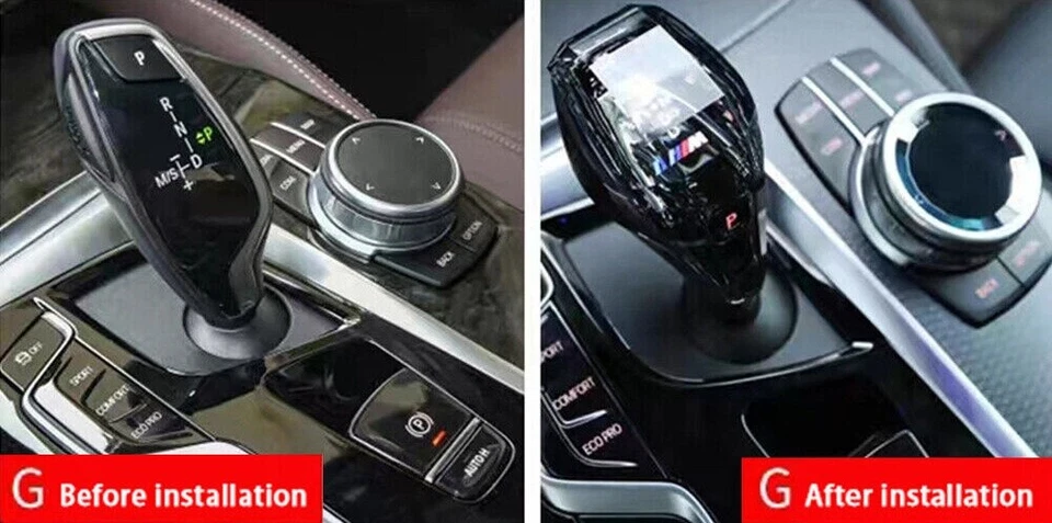 Für BMW G01 G02 G08 G12 G30 G31 G32 G38 3PC Kristall Schaltknauf Knopf Aufkleber - Bild 4 von 4