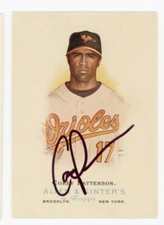 SIGNED BASEBALL CARD AUTO 2006 ALLEN & GINTER A&G COREY PATTERSON ORIOLES #227