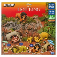 Disney Lion King Movie Miikke! Gashapon Figures Set of 4 Anime Toy Simba TOMY
