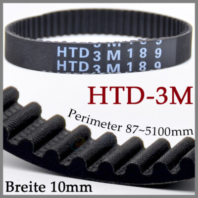 HTD3M Zahnriemen Geschlossen CNC Antriebsriemen Gummi 10mm Breite Für 3D Drucker