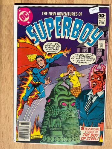 BD E20-53 New Adventures of Superboy #2 1980 High Grade 6.0 DC - Photo 1/1