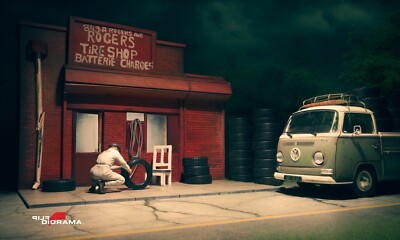 FLIPDIORAMA  PC 018 STREET LIFE PART TWO ''PRE CUT NEW''  LIMITED 77 !!