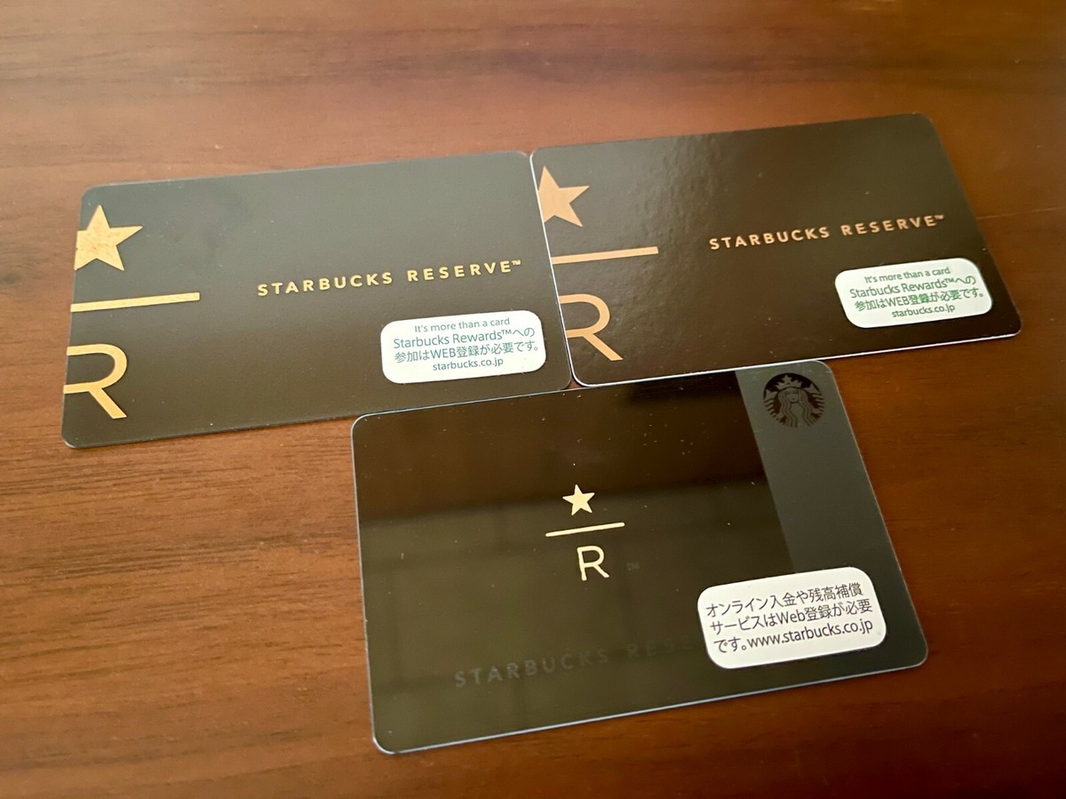 STARBUCKS RESERVE GIFT CARD 2015〜2021 PIN INTACT LOGO TUMBLER MUG