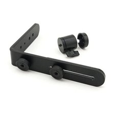 EXMAX Metal L-Shape Bracket Camera Holder 1/4" Screw Mini Tripod 360 Ball Head