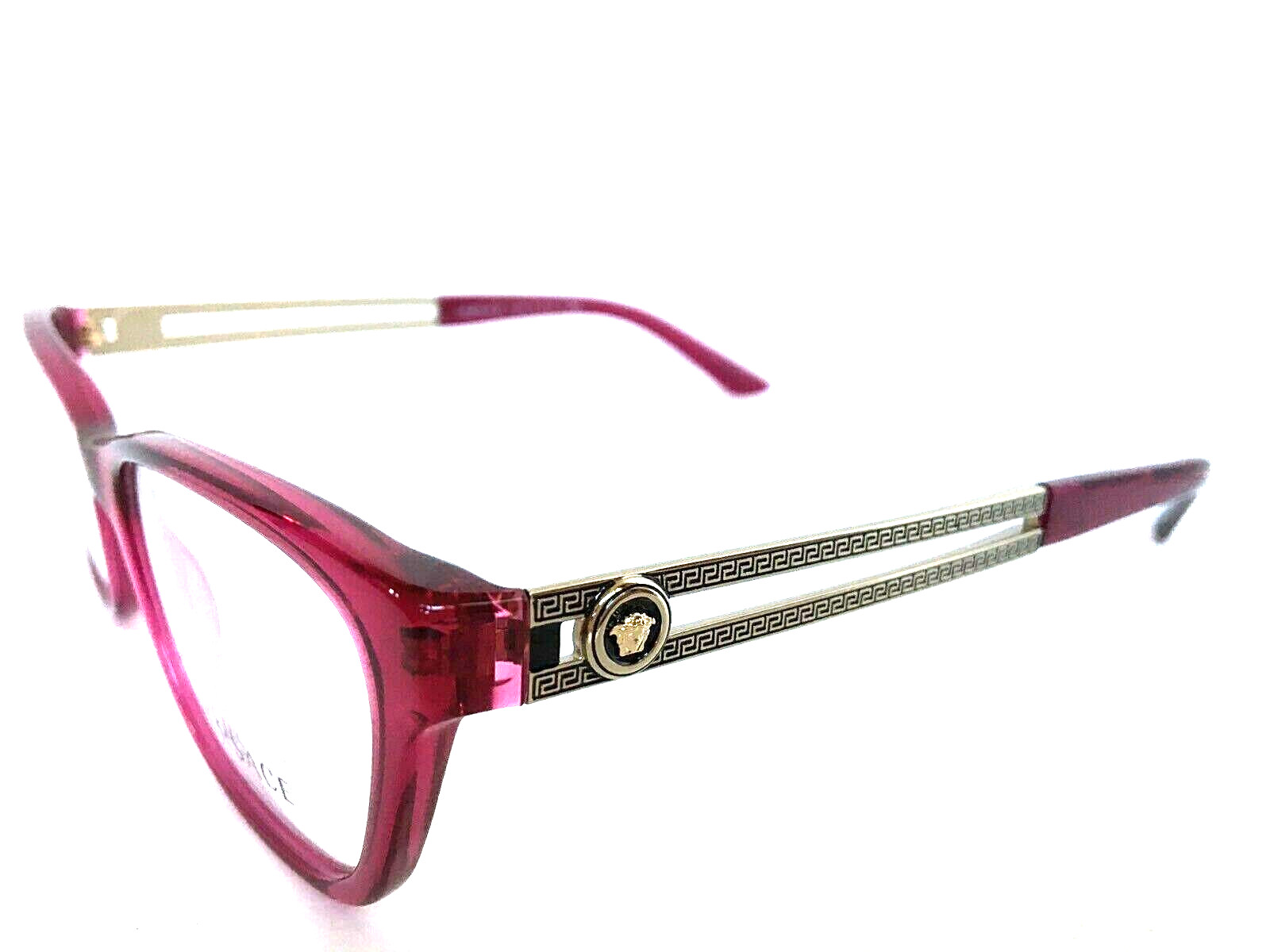 Authentic Versace Mod. 3220 5097 Violet 54mm Cat Eye Women's Eyeglasses Frame thumbnail 6